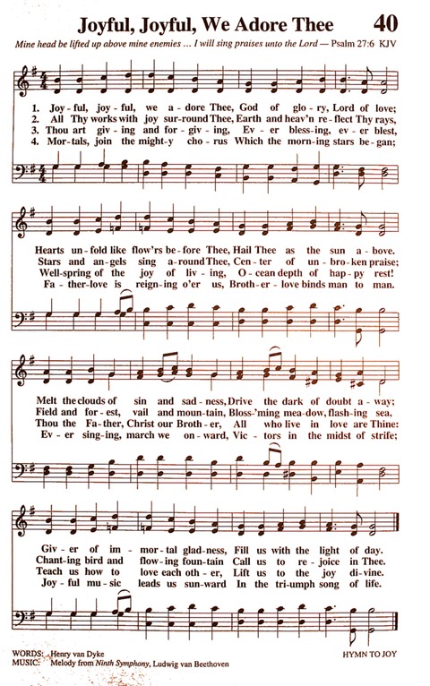 The New National Baptist Hymnal (21st Century Edition) page 43