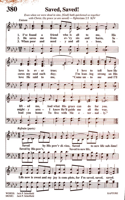 The New National Baptist Hymnal (21st Century Edition) page 448