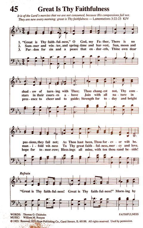 The New National Baptist Hymnal (21st Century Edition) page 48