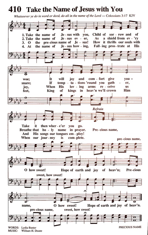 The New National Baptist Hymnal (21st Century Edition) page 500