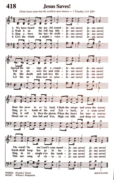 The New National Baptist Hymnal (21st Century Edition) page 512