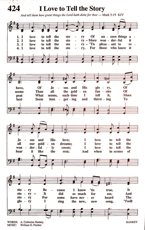 The New National Baptist Hymnal (21st Century Edition) page 520