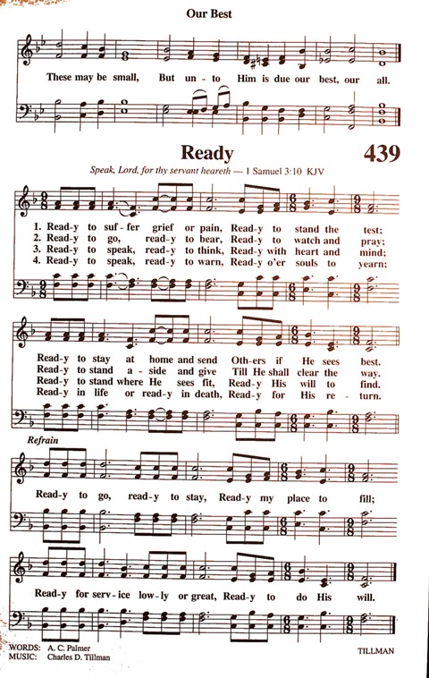 The New National Baptist Hymnal (21st Century Edition) page 543