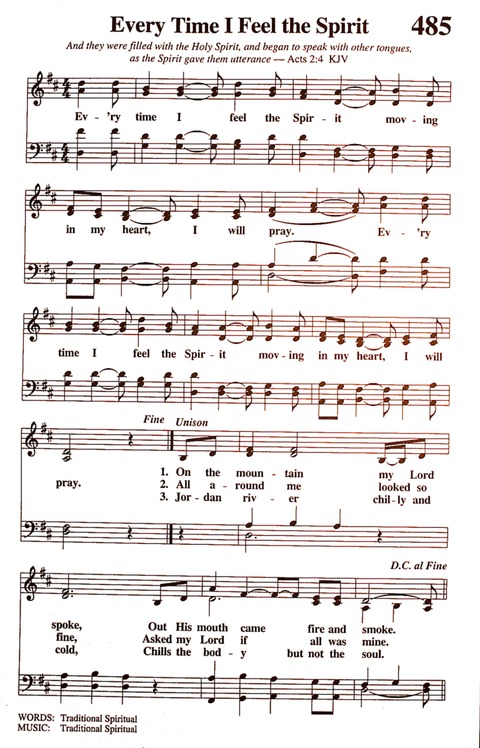 The New National Baptist Hymnal (21st Century Edition) page 607