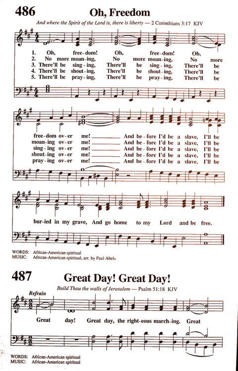 The New National Baptist Hymnal (21st Century Edition) page 608