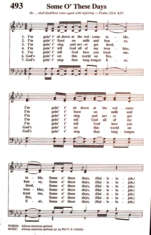 The New National Baptist Hymnal (21st Century Edition) page 616
