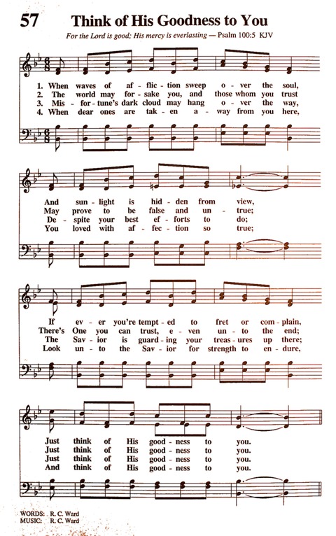 The New National Baptist Hymnal (21st Century Edition) page 62