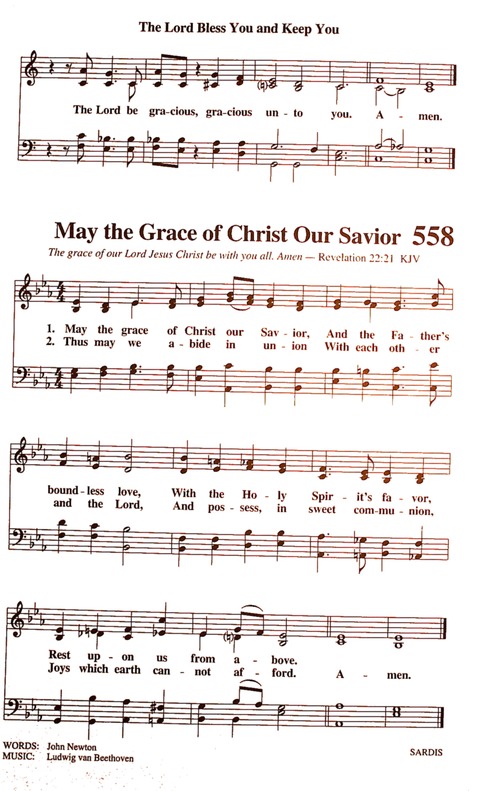 The New National Baptist Hymnal (21st Century Edition) page 719