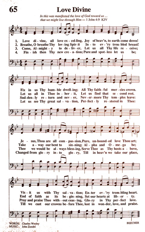 The New National Baptist Hymnal (21st Century Edition) page 72