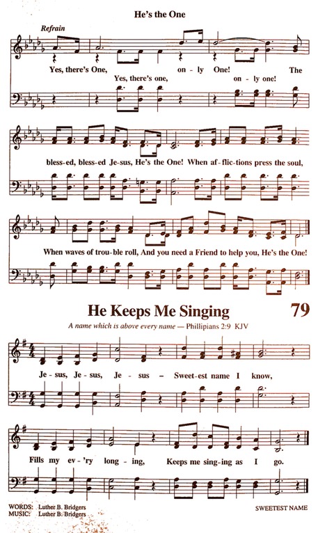 The New National Baptist Hymnal (21st Century Edition) page 89