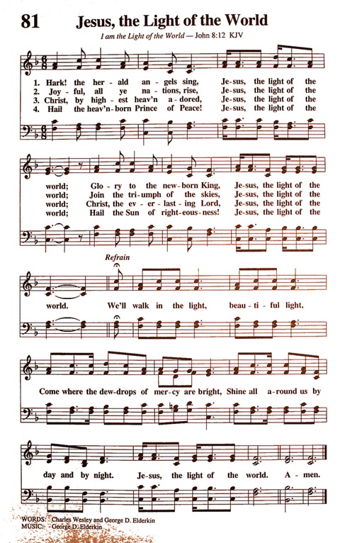 The New National Baptist Hymnal (21st Century Edition) page 92