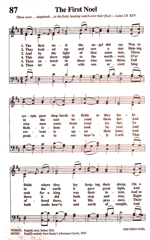 The New National Baptist Hymnal (21st Century Edition) page 98