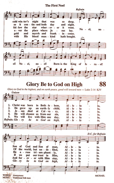 The New National Baptist Hymnal (21st Century Edition) page 99