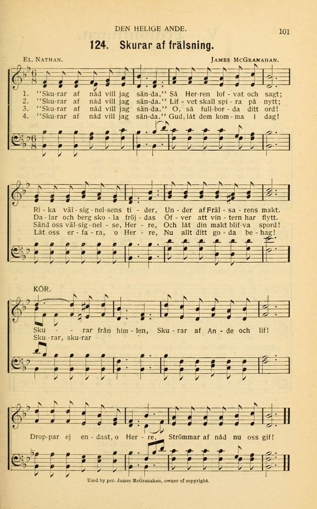 Nya Psalmisten: sånger för allmän och enskild uppbyggelse page 101