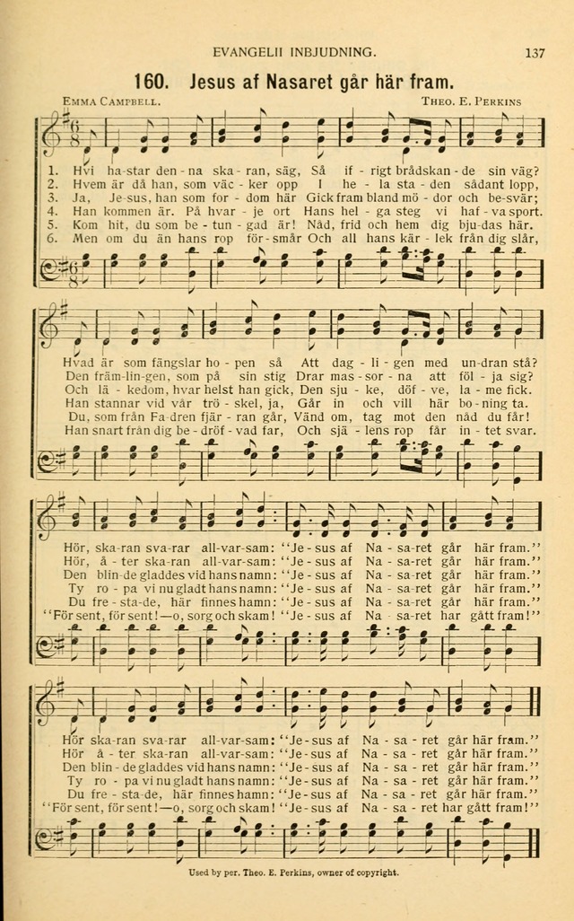 Nya Psalmisten: sånger för allmän och enskild uppbyggelse page 137