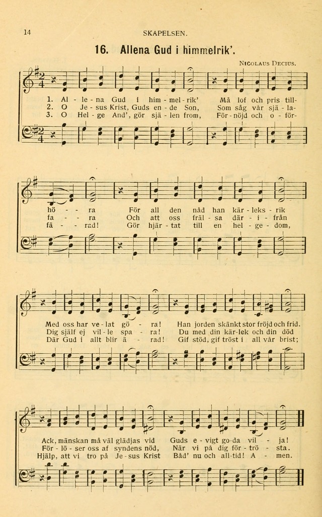 Nya Psalmisten: sånger för allmän och enskild uppbyggelse page 14