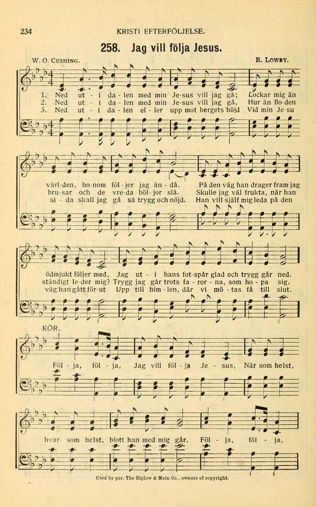 Nya Psalmisten: sånger för allmän och enskild uppbyggelse page 234