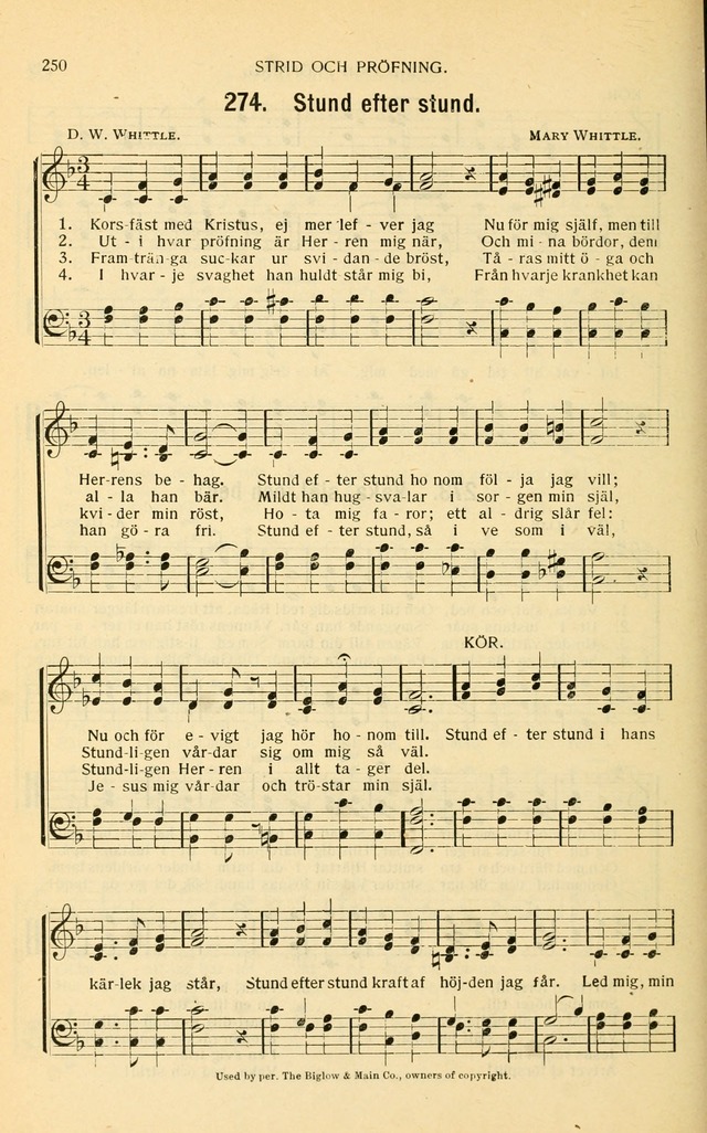 Nya Psalmisten: sånger för allmän och enskild uppbyggelse page 250