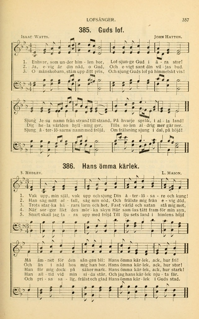 Nya Psalmisten: sånger för allmän och enskild uppbyggelse page 357