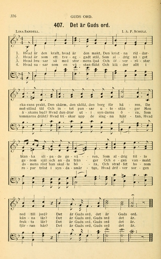 Nya Psalmisten: sånger för allmän och enskild uppbyggelse page 376