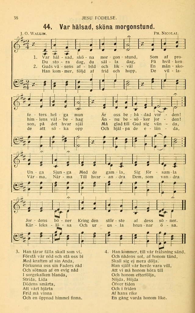 Nya Psalmisten: sånger för allmän och enskild uppbyggelse page 38