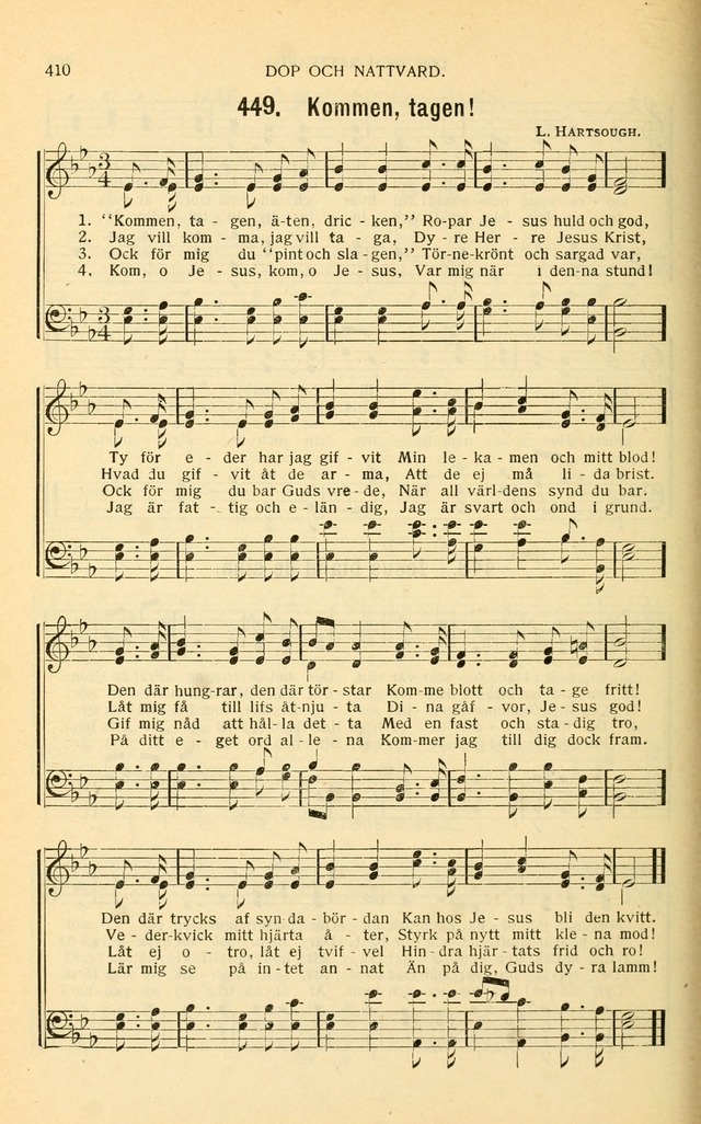 Nya Psalmisten: sånger för allmän och enskild uppbyggelse page 410