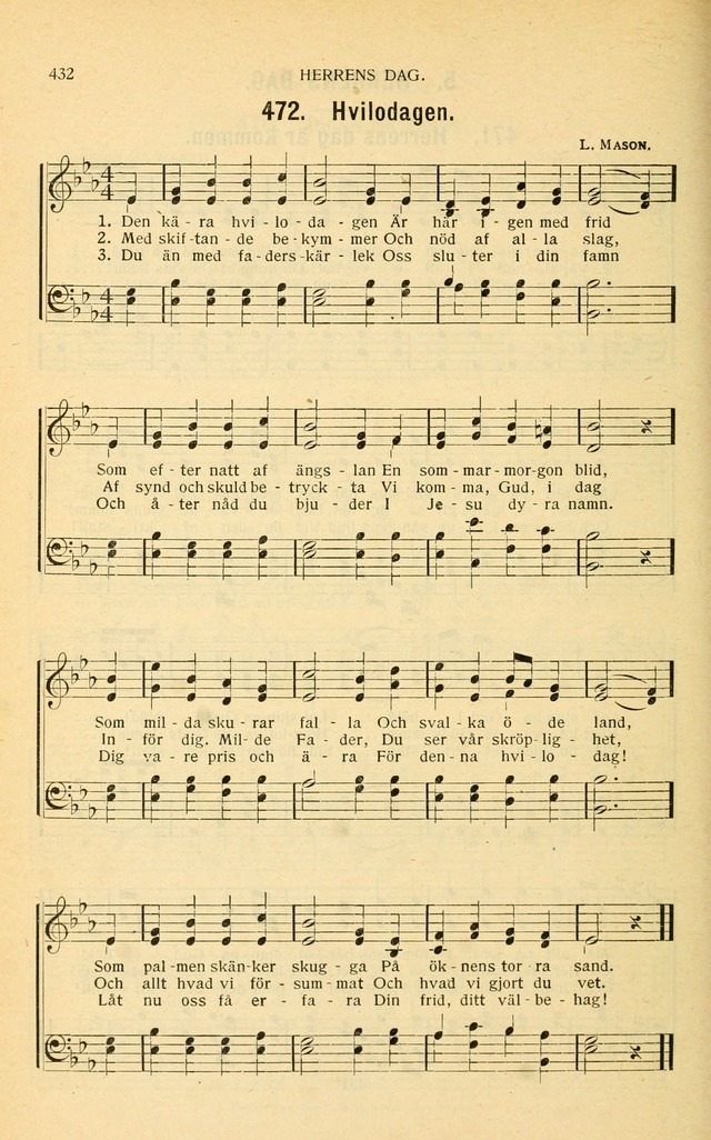 Nya Psalmisten: sånger för allmän och enskild uppbyggelse page 432