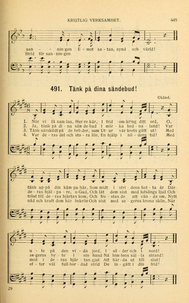 Nya Psalmisten: sånger för allmän och enskild uppbyggelse page 449