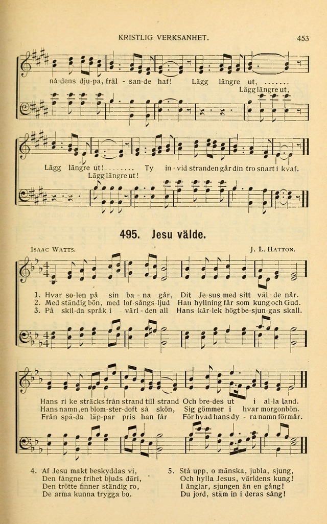 Nya Psalmisten: sånger för allmän och enskild uppbyggelse page 453