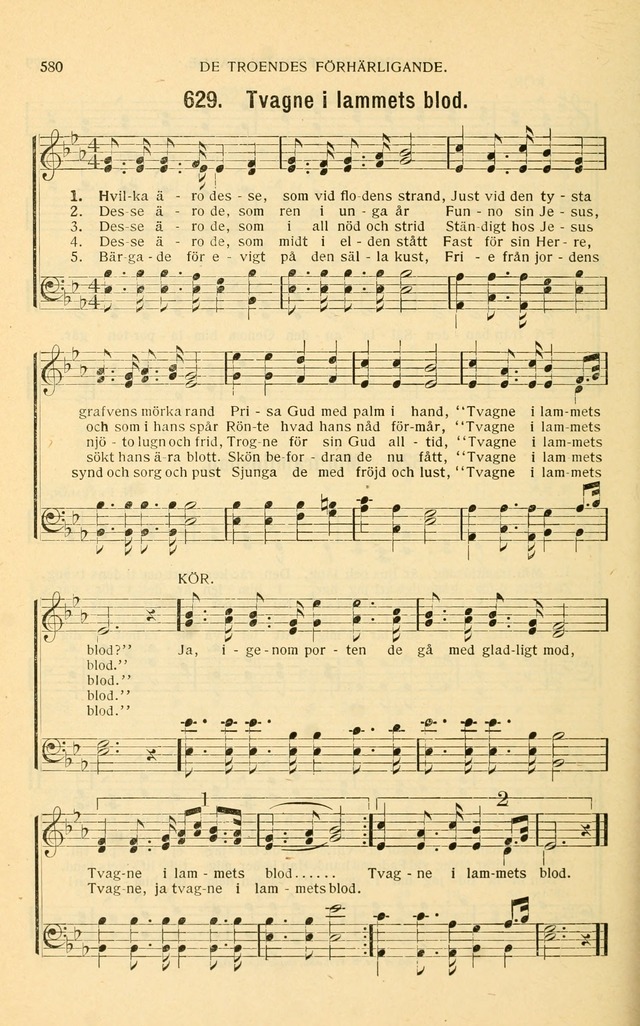 Nya Psalmisten: sånger för allmän och enskild uppbyggelse page 580