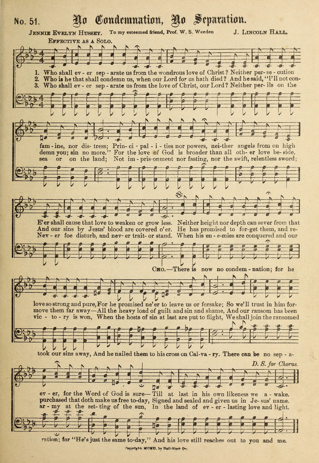 New Songs of the Gospel No. 2: for use in religious meetings page 49