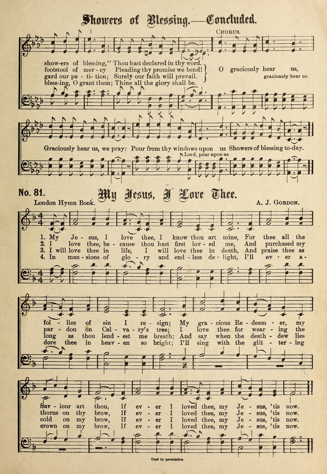 New Songs of the Gospel No. 2: for use in religious meetings page 73