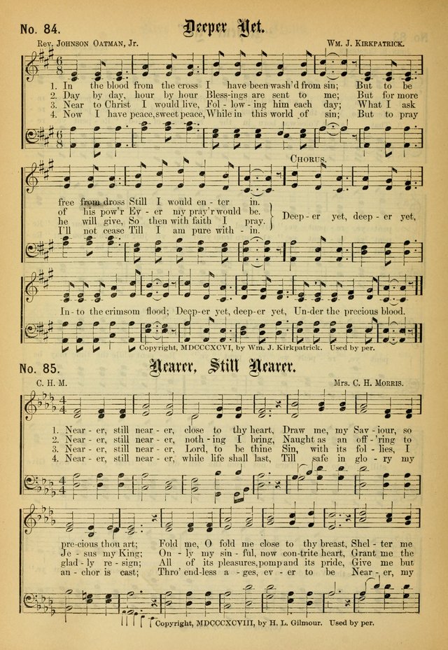 New Songs of the Gospel (Nos. 1, 2, and 3 combined) page 84