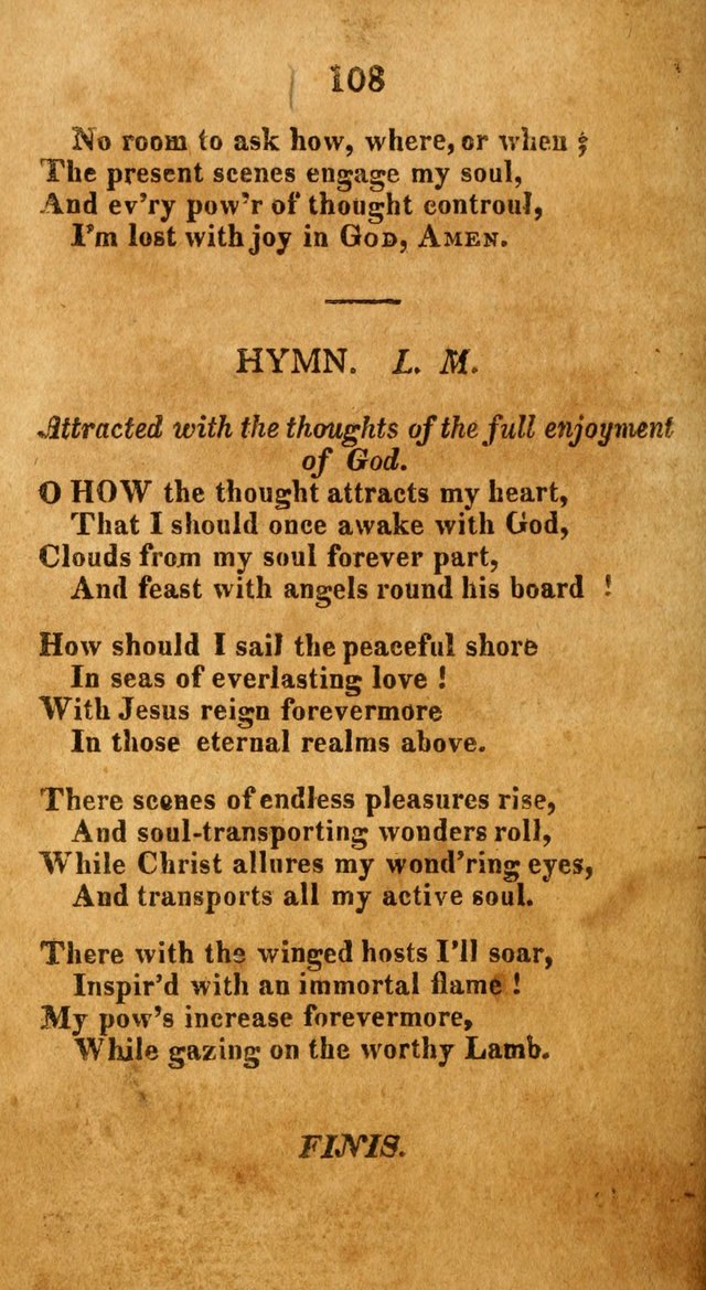 A New Selection of Hymns: collected from various authors page 106
