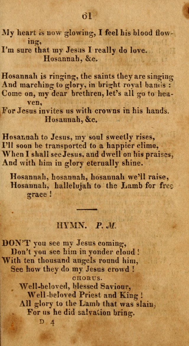A New Selection of Hymns: collected from various authors page 61