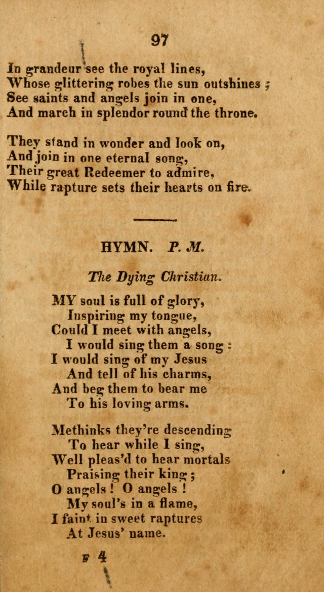 A New Selection of Hymns: collected from various authors page 97