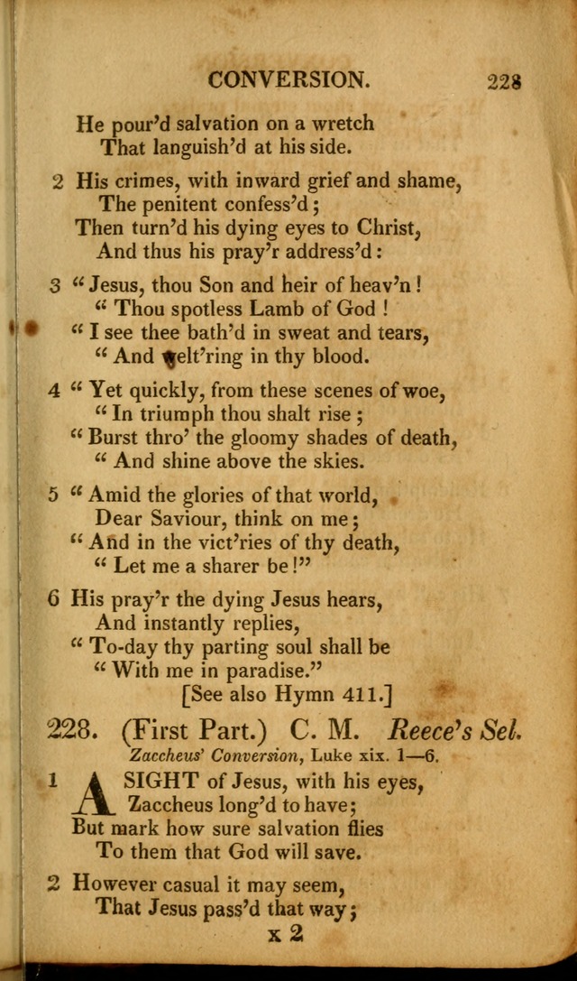 A New Selection of Nearly Eight Hundred Evangelical Hymns, from More than  200 Authors in England, Scotland, Ireland, & America, including a great number of originals, alphabetically arranged page 250