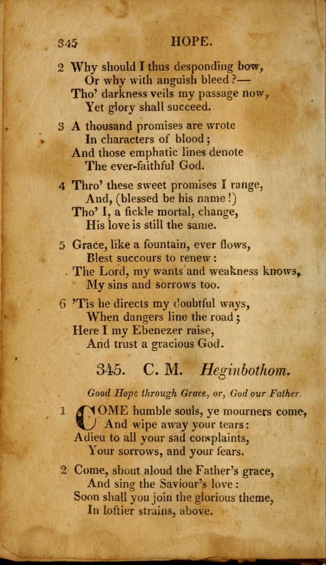 A New Selection of Nearly Eight Hundred Evangelical Hymns, from More than  200 Authors in England, Scotland, Ireland, & America, including a great number of originals, alphabetically arranged page 365