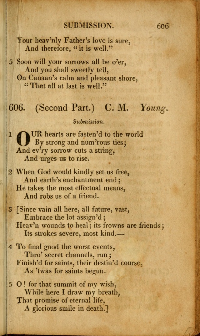 A New Selection of Nearly Eight Hundred Evangelical Hymns, from More than  200 Authors in England, Scotland, Ireland, & America, including a great number of originals, alphabetically arranged page 596