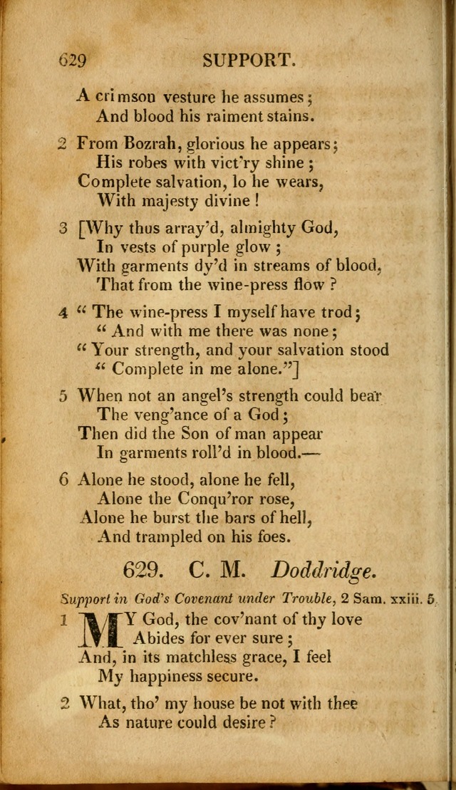 A New Selection of Nearly Eight Hundred Evangelical Hymns, from More than  200 Authors in England, Scotland, Ireland, & America, including a great number of originals, alphabetically arranged page 619