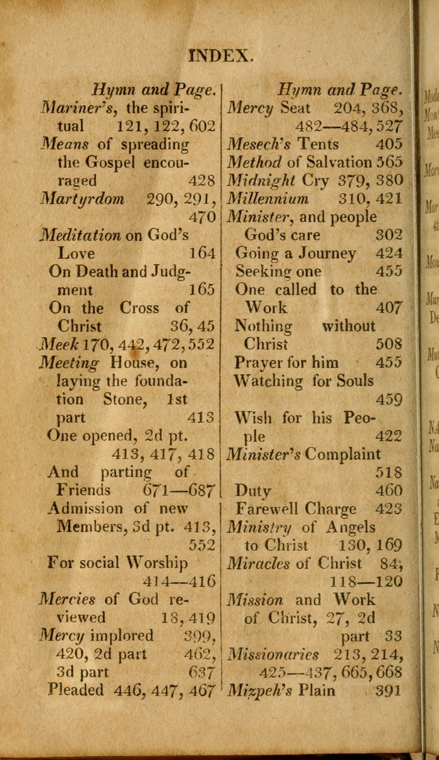 A New Selection of Nearly Eight Hundred Evangelical Hymns, from More than  200 Authors in England, Scotland, Ireland, & America, including a great number of originals, alphabetically arranged page 693