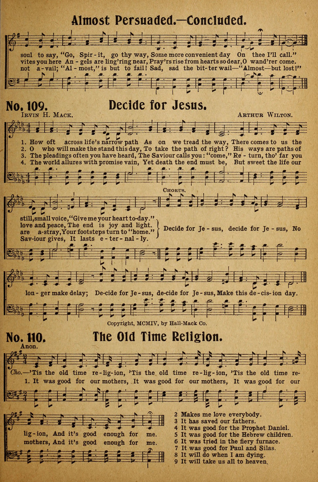 New Songs of Pentecost No. 2 page 101