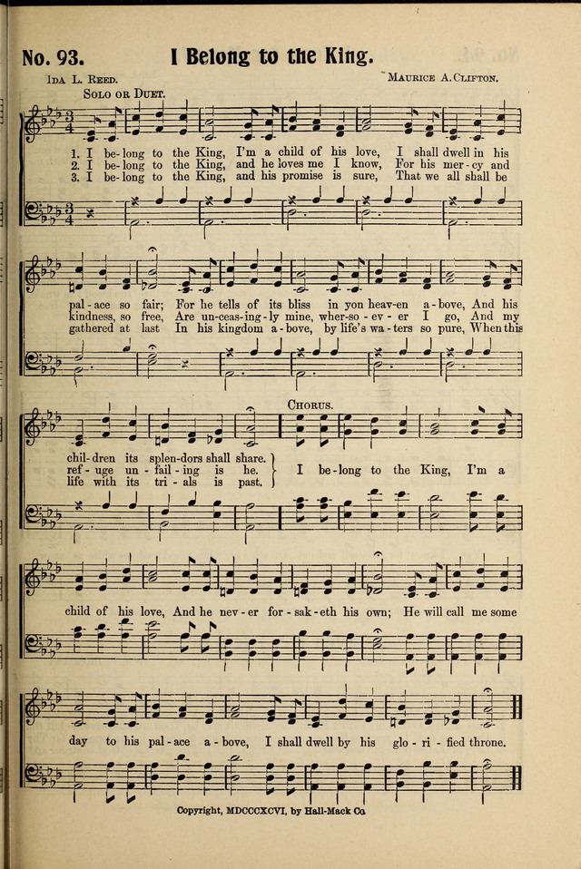 New Songs of Pentecost No. 3 page 92
