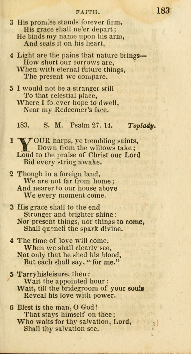 A New Selection of Psalms, Hymns and Spiritual Songs: from the best authors; designed for the use of conference meetings, private circles, and congregations (21st ed. with an appendix) page 101