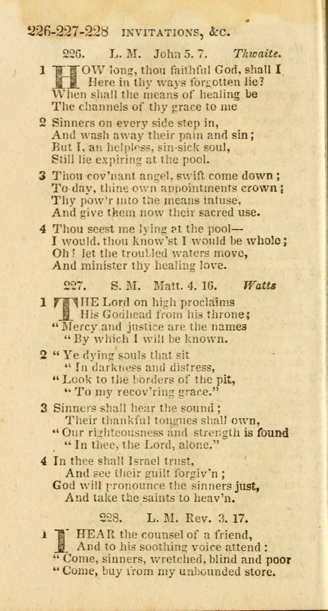 A New Selection of Psalms, Hymns and Spiritual Songs: from the best authors; designed for the use of conference meetings, private circles, and congregations (21st ed. with an appendix) page 124