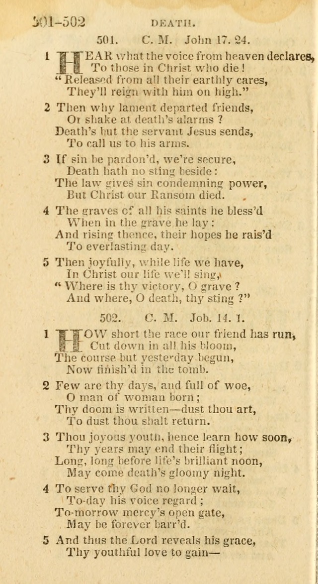 A New Selection of Psalms, Hymns and Spiritual Songs: from the best authors; designed for the use of conference meetings, private circles, and congregations (21st ed. with an appendix) page 268