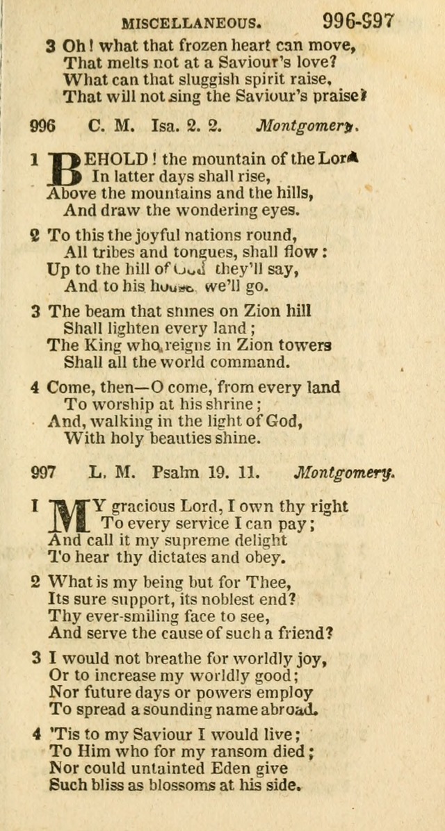 A New Selection of Psalms, Hymns and Spiritual Songs: from the best authors; designed for the use of conference meetings, private circles, and congregations (21st ed. with an appendix) page 543