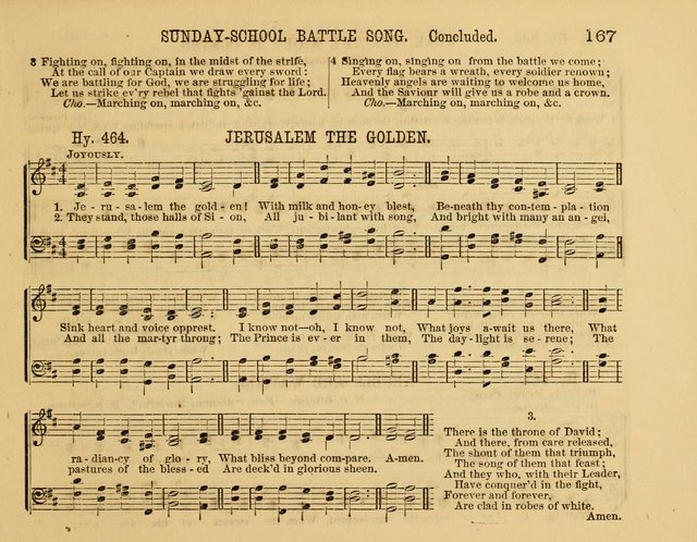 The New Sabbath School Hosanna: enlarged and improved: a choice collection of popular hymns and tunes, original and selected: for the Sunday school and the family circle... page 167