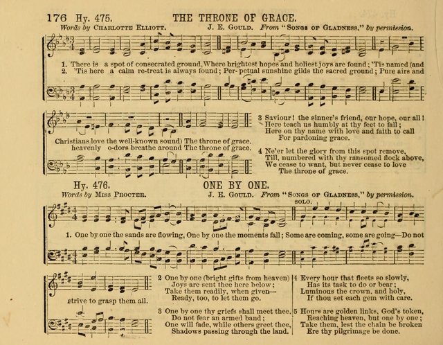 The New Sabbath School Hosanna: enlarged and improved: a choice collection of popular hymns and tunes, original and selected: for the Sunday school and the family circle... page 176