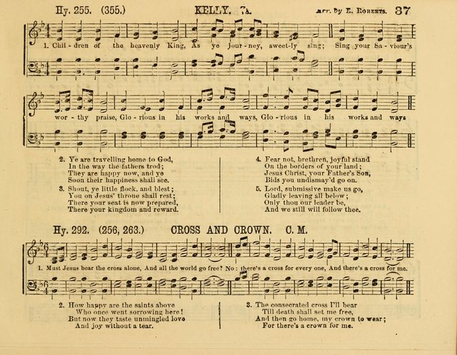 The New Sabbath School Hosanna: enlarged and improved: a choice collection of popular hymns and tunes, original and selected: for the Sunday school and the family circle... page 37